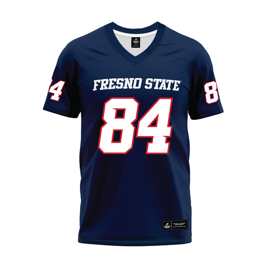 Fresno State - NCAA Football : Ezekiel Avit - Navy Premium Football Jersey-0