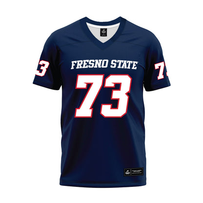 Fresno State - NCAA Football : Marsel Akins - Navy Premium Football Jersey