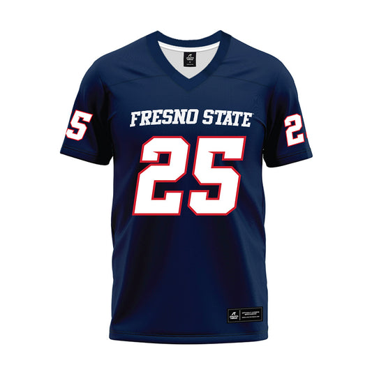 Fresno State - NCAA Football : Keynan Cotton - Navy Premium Football Jersey-0