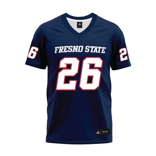 Fresno State - NCAA Football : Isaiah Dillon - Navy Premium Football Jersey-0