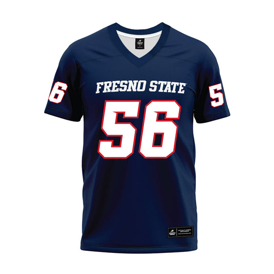 Fresno State - NCAA Football : Jairus Satele - Navy Premium Football Jersey