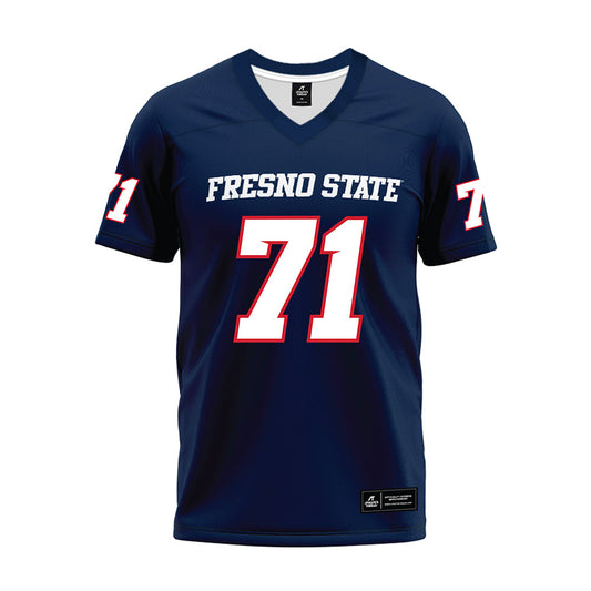 Fresno State - NCAA Football : Rolan Fullwood - Navy Premium Football Jersey-0