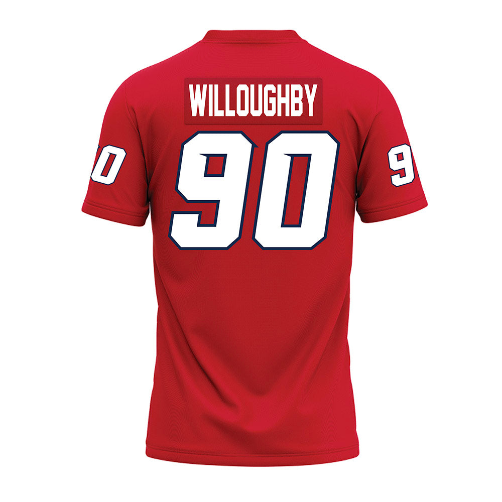 Fresno State - NCAA Football : Cooper Willoughby - Red Premium Football Jersey-1