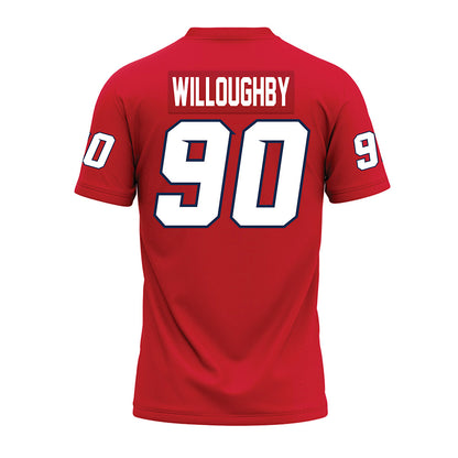 Fresno State - NCAA Football : Cooper Willoughby - Red Premium Football Jersey-1