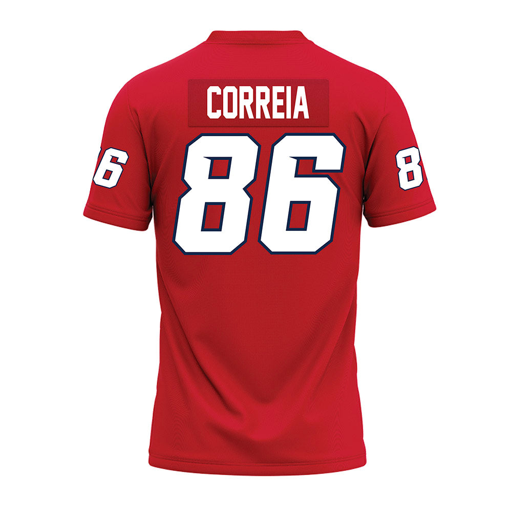 Fresno State - NCAA Football : Gavin Correia - Red Premium Football Jersey-1