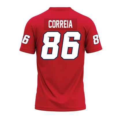 Fresno State - NCAA Football : Gavin Correia - Red Premium Football Jersey-1