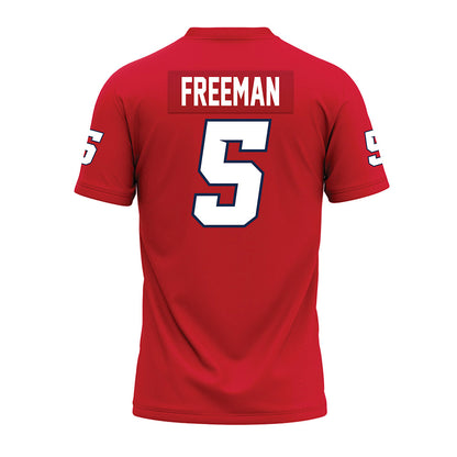 Fresno State - NCAA Football : Josiah Freeman - Red Premium Football Jersey-1