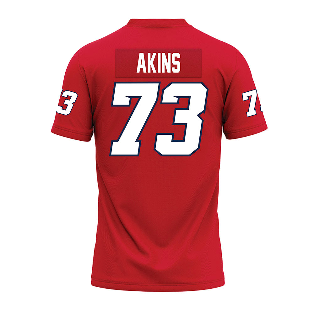 Fresno State - NCAA Football : Marsel Akins - Red Premium Football Jersey