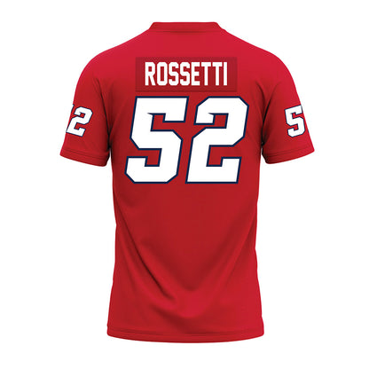 Fresno State - NCAA Football : Ethan Rossetti - Red Premium Football Jersey-1