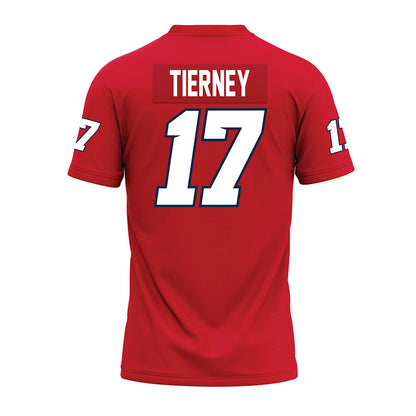Fresno State - NCAA Football : Ethan Tierney - Red Premium Football Jersey-1
