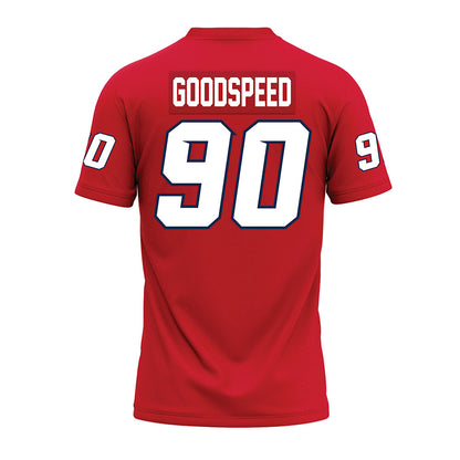 Fresno State - NCAA Football : Logan Goodspeed - Red Premium Football Jersey-1