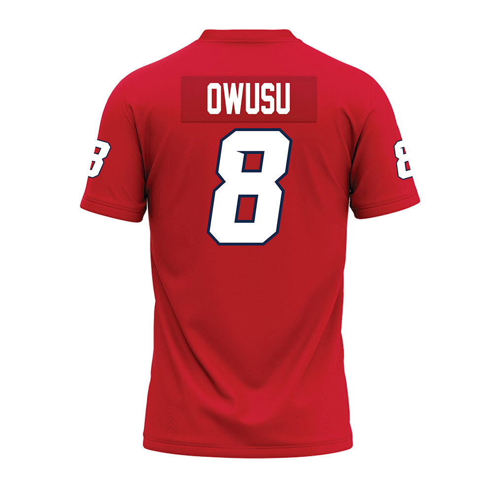 Fresno State - NCAA Football : Martin Owusu - Red Premium Football Jersey-1