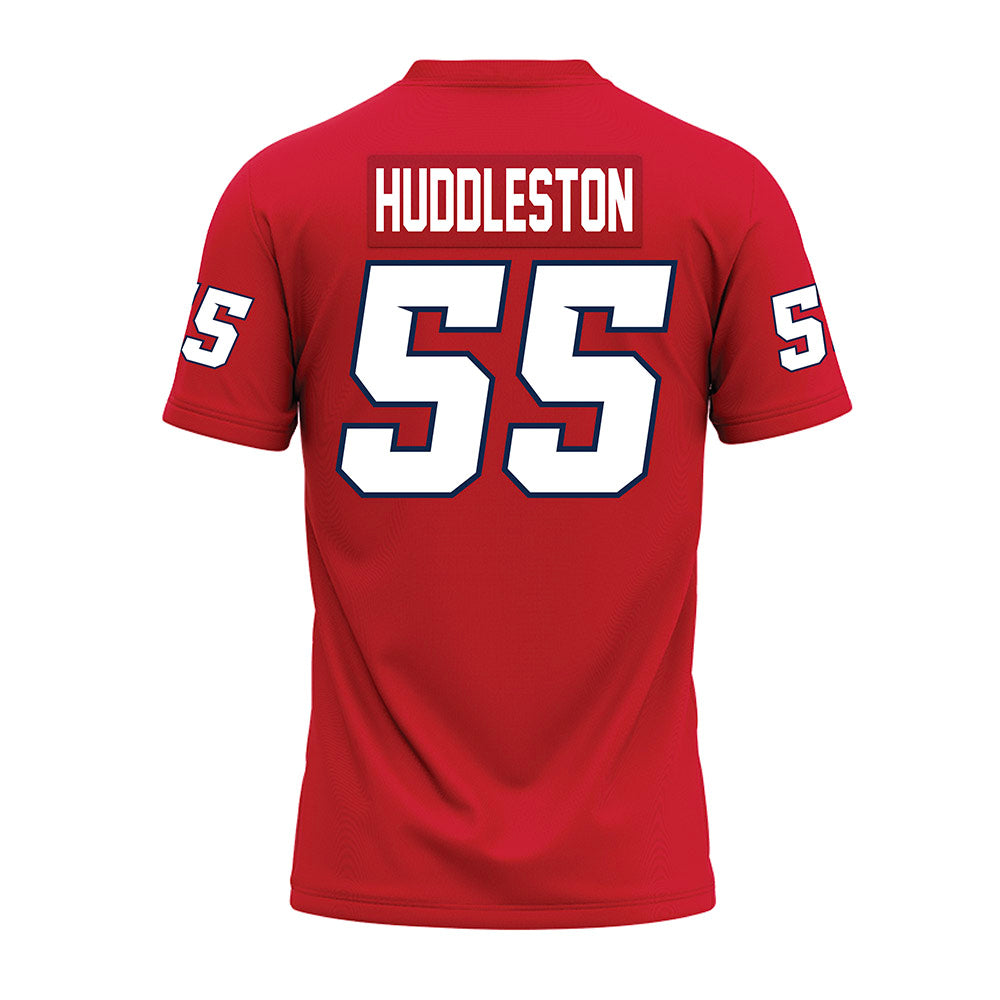 Fresno State - NCAA Football : Brendan Huddleston - Red Premium Football Jersey-1