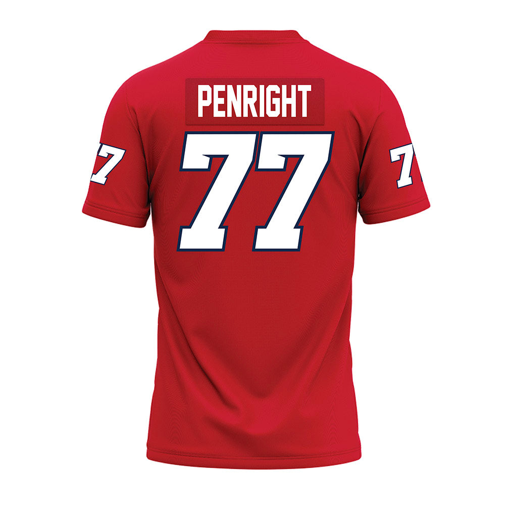 Fresno State - NCAA Football : Toreon Penright - Red Premium Football Jersey-1