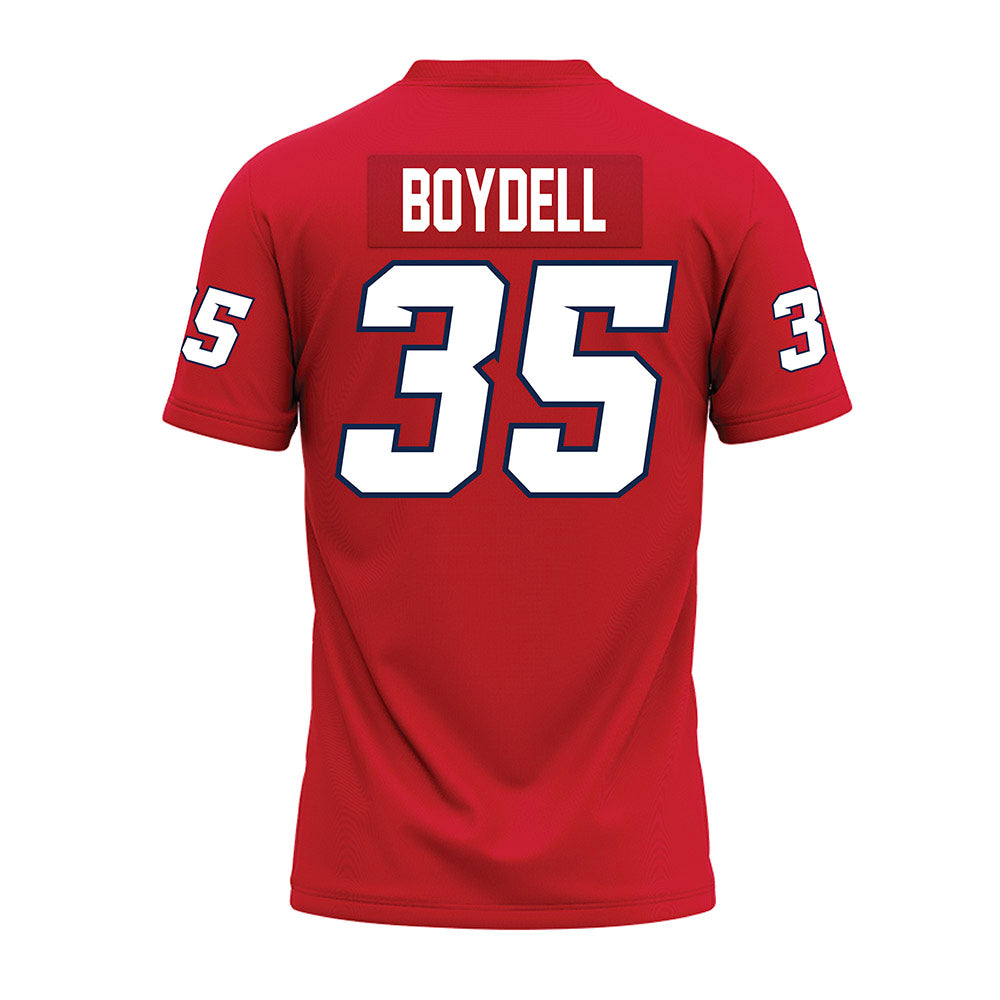 Fresno State - NCAA Football : Sebastien Boydell - Red Premium Football Jersey-1