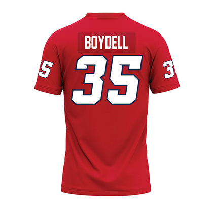 Fresno State - NCAA Football : Sebastien Boydell - Red Premium Football Jersey-1