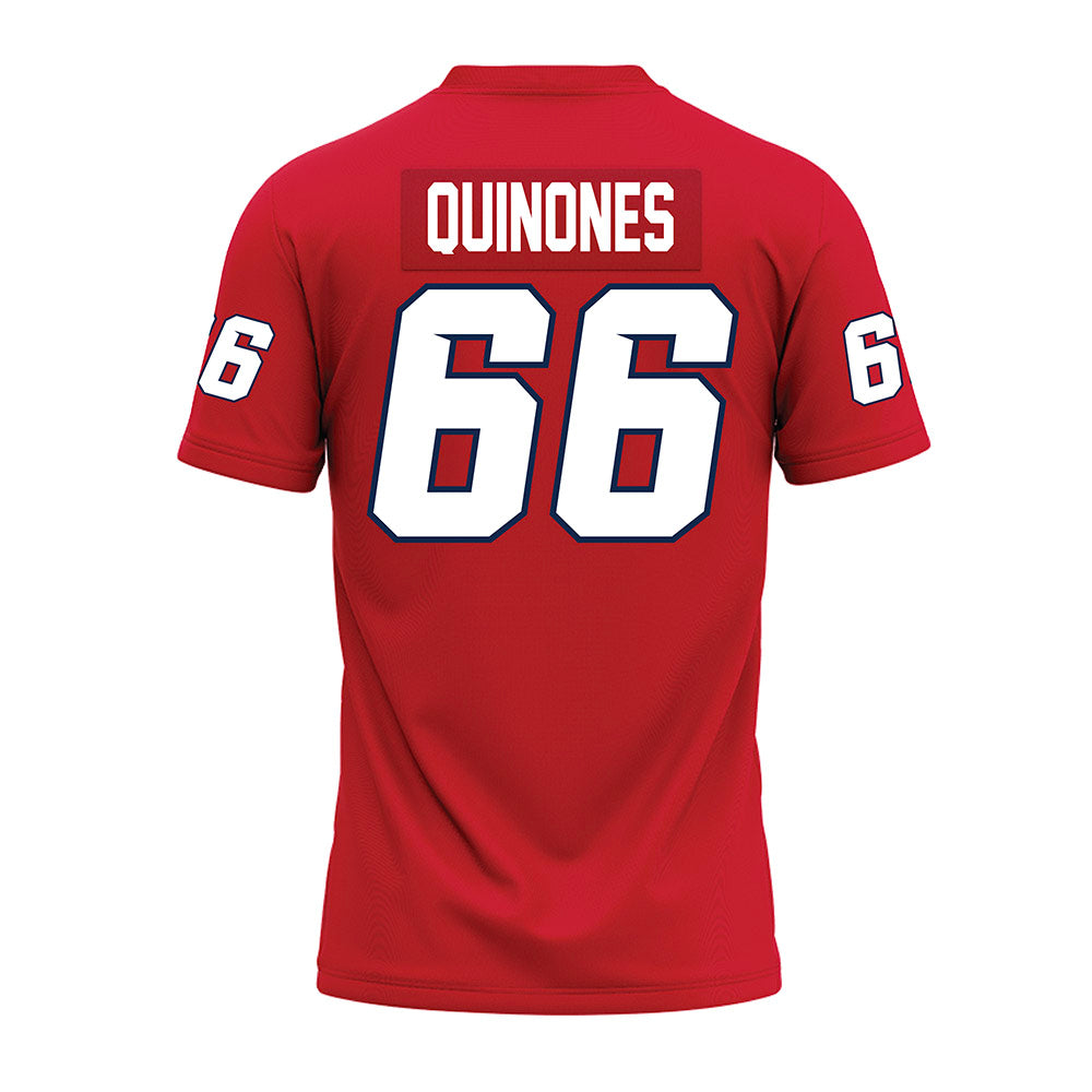 Fresno State - NCAA Football : Gino Quinones - Red Premium Football Jersey-1