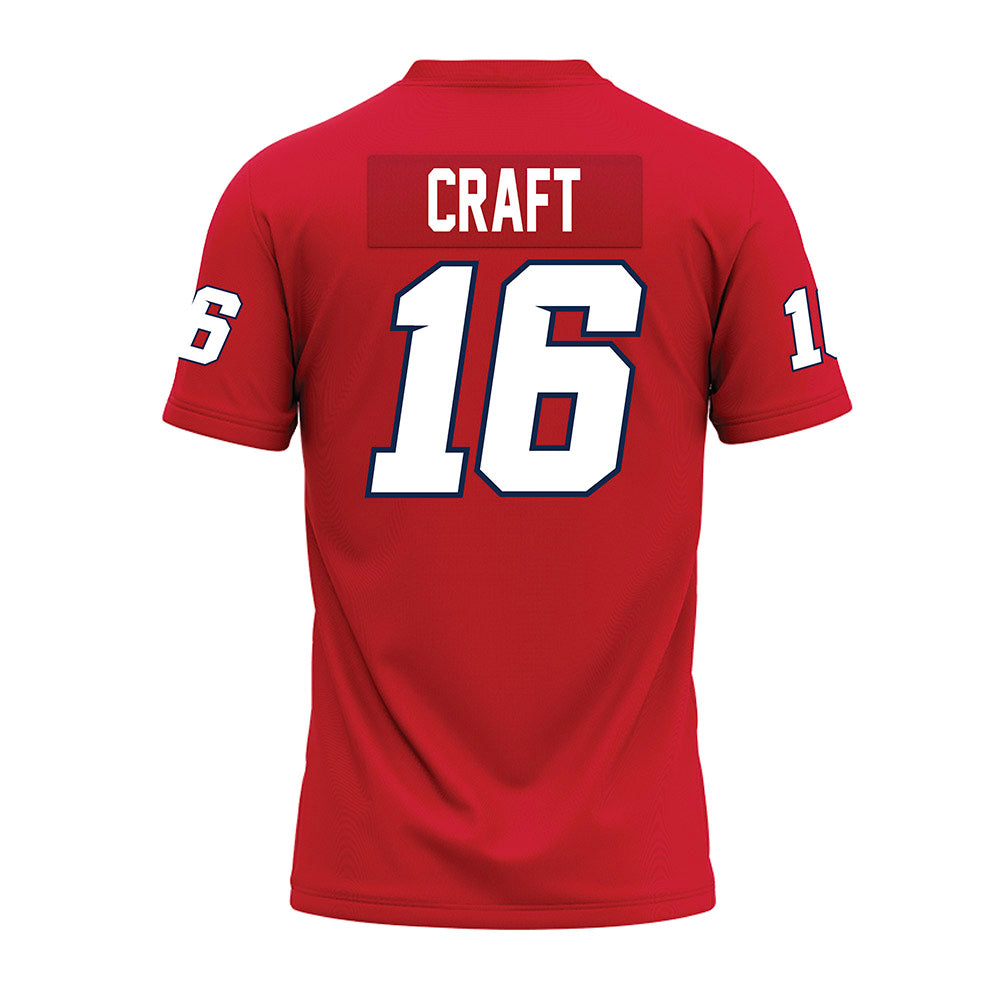 Fresno State - NCAA Football : Jonathan Craft - Red Premium Football Jersey-1