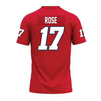 Fresno State - NCAA Football : Deagan Rose - Red Premium Football Jersey-1
