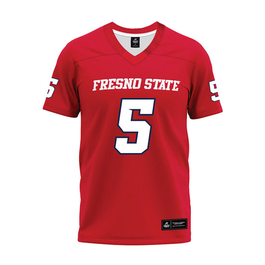 Fresno State - NCAA Football : Simeon Harris - Red Premium Football Jersey-0