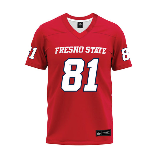 Fresno State - NCAA Football : Xavier Owens - Red Premium Football Jersey-0