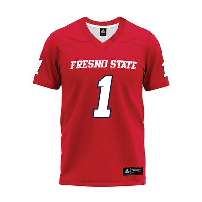Fresno State - NCAA Football : Jahlil McClain - Red Premium Football Jersey-0