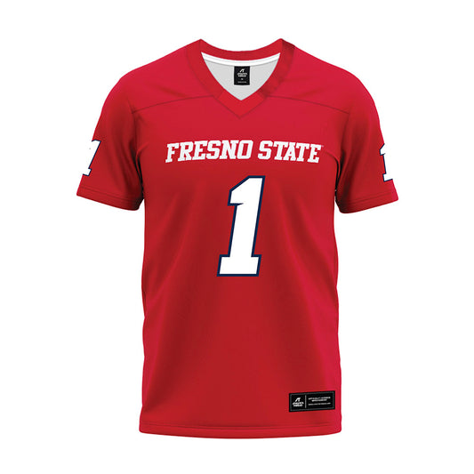 Fresno State - NCAA Football : Jahlil McClain - Red Premium Football Jersey-0