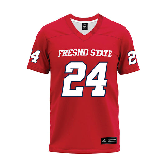 Fresno State - NCAA Football : Julius Gillick - Red Premium Football Jersey-0