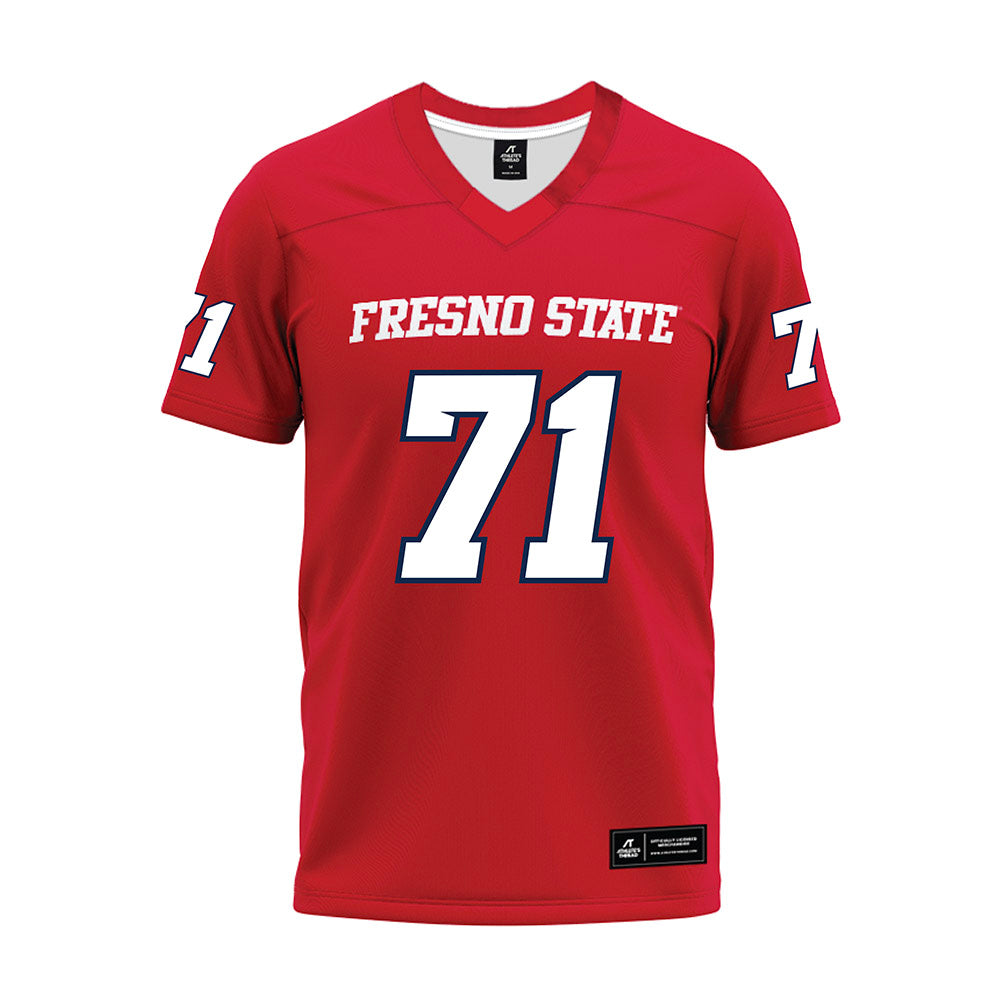 Fresno State - NCAA Football : Rolan Fullwood - Red Premium Football Jersey-0