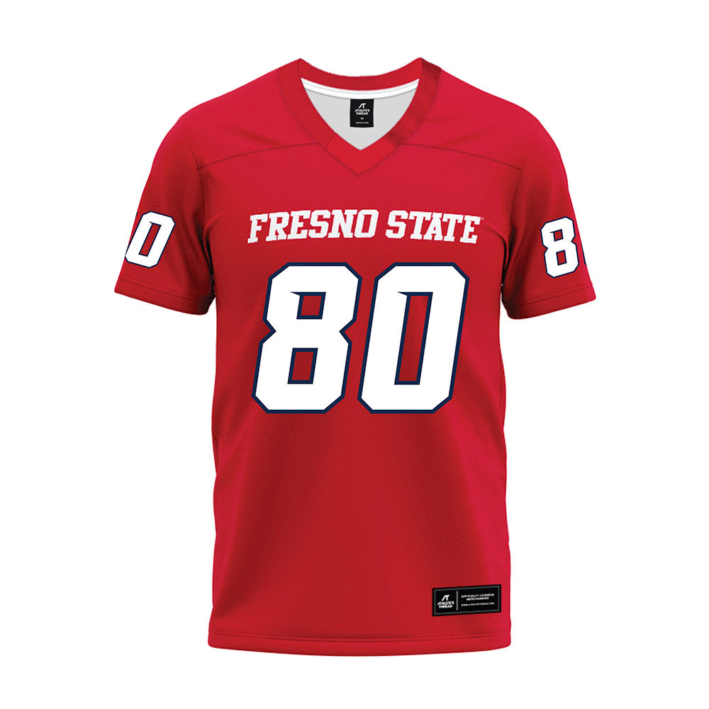 Fresno State - NCAA Football : Jaylen Garrison - Red Premium Football Jersey-0