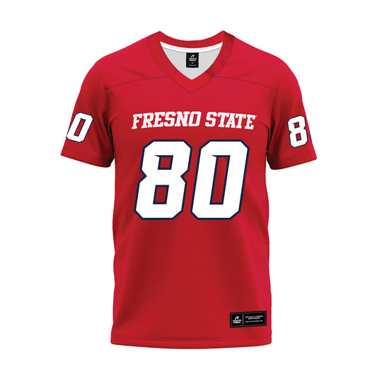 Fresno State - NCAA Football : Jaylen Garrison - Red Premium Football Jersey-0