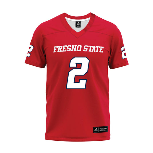 Fresno State - NCAA Football : Rayshon Luke - Red Premium Football Jersey-0