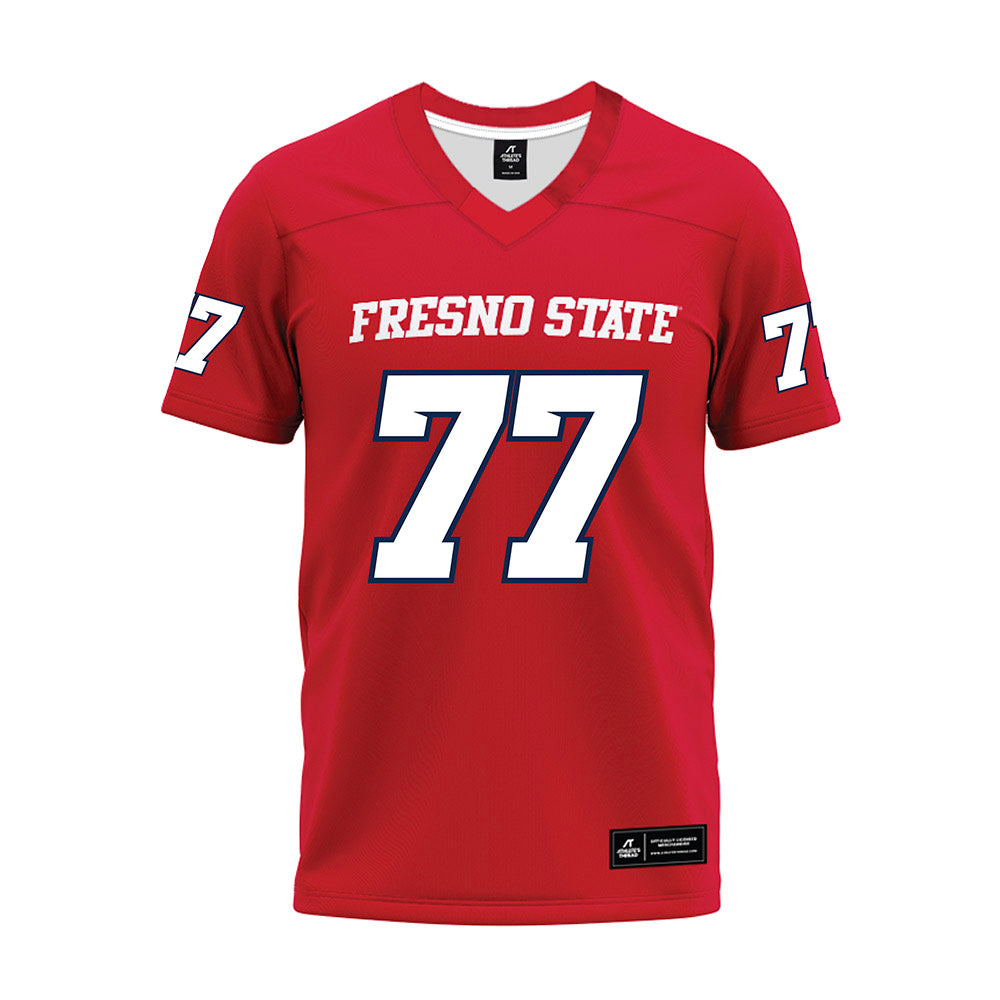 Fresno State - NCAA Football : Toreon Penright - Red Premium Football Jersey-0