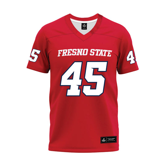 Fresno State - NCAA Football : Connor Tripp - Red Premium Football Jersey-0