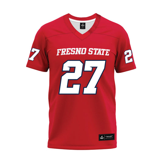 Fresno State - NCAA Football : Tariq Thomas - Red Premium Football Jersey-0