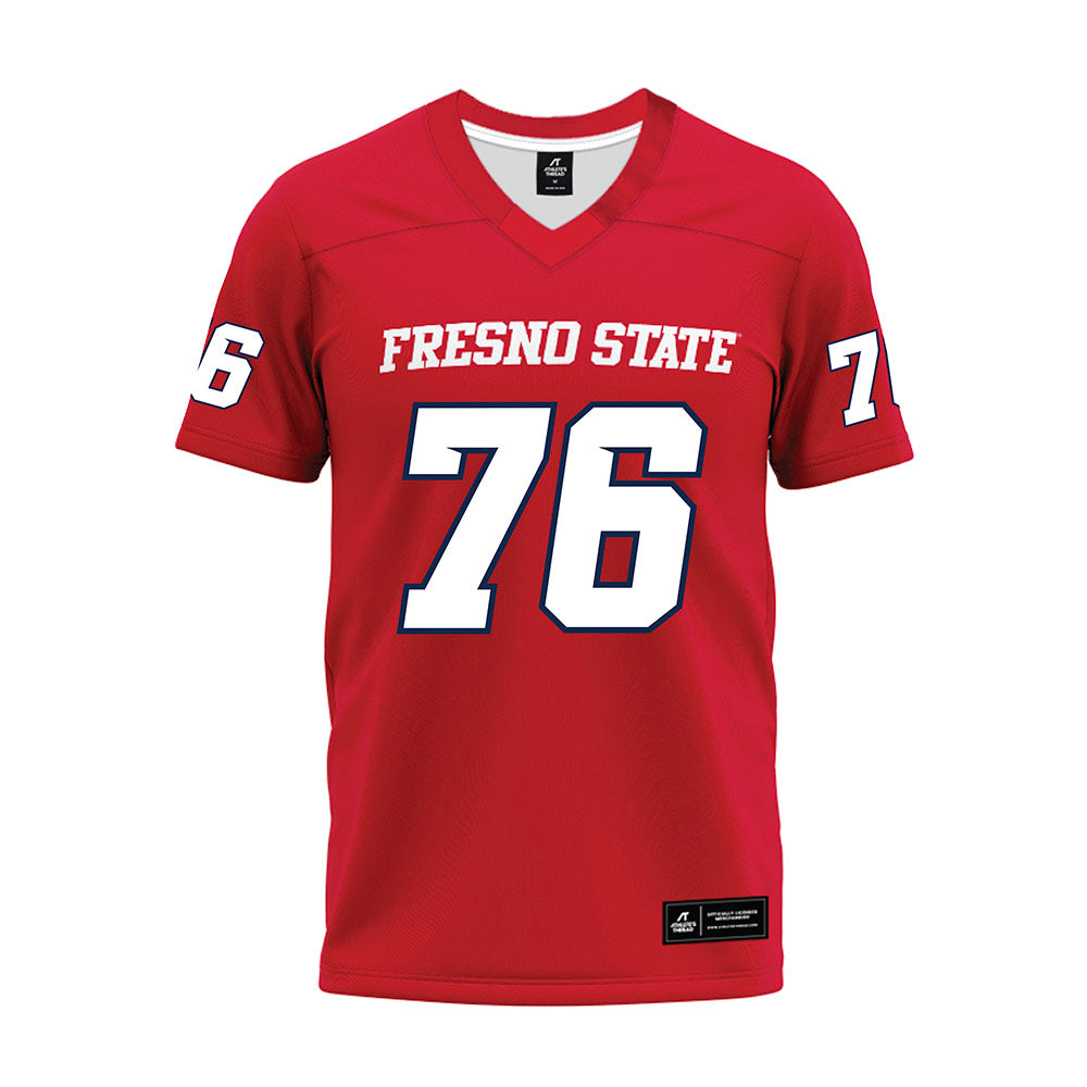 Fresno State - NCAA Football : Brayden Walton - Red Premium Football Jersey-0