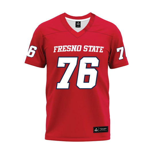 Fresno State - NCAA Football : Brayden Walton - Red Premium Football Jersey-0