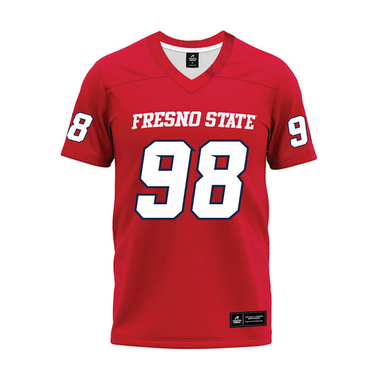 Fresno State - NCAA Football : Steven Scott III - Red Premium Football Jersey-0