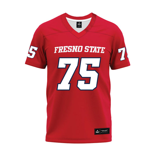 Fresno State - NCAA Football : Kyson Van Vugt - Red Premium Football Jersey-0