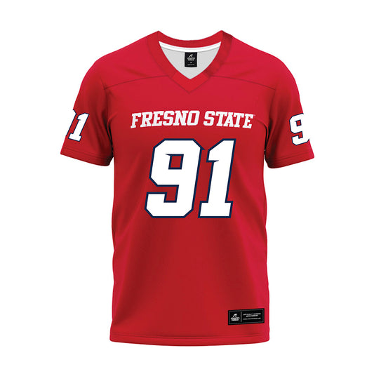 Fresno State - NCAA Football : Auckland Asiata - Red Premium Football Jersey-0