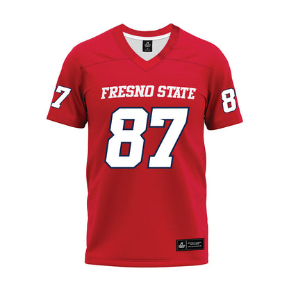 Fresno State - NCAA Football : Jake Appleget - Red Premium Football Jersey-0