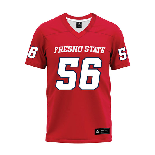Fresno State - NCAA Football : Jairus Satele - Red Premium Football Jersey
