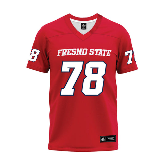 Fresno State - NCAA Football : Marquise Thorpe-Taylor - Red Premium Football Jersey-0