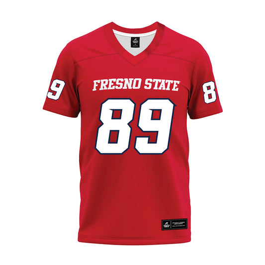 Fresno State - NCAA Football : Mordecai Hines - Red Premium Football Jersey-0