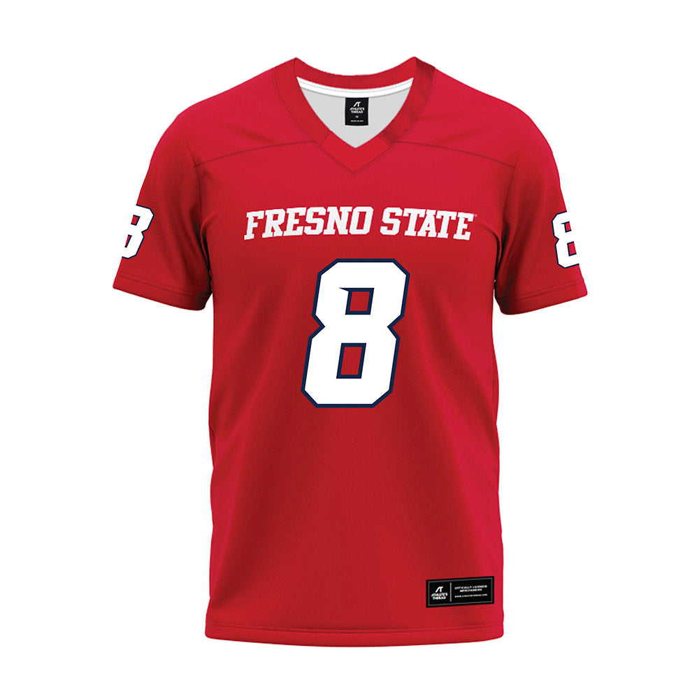 Fresno State - NCAA Football : Martin Owusu - Red Premium Football Jersey-0