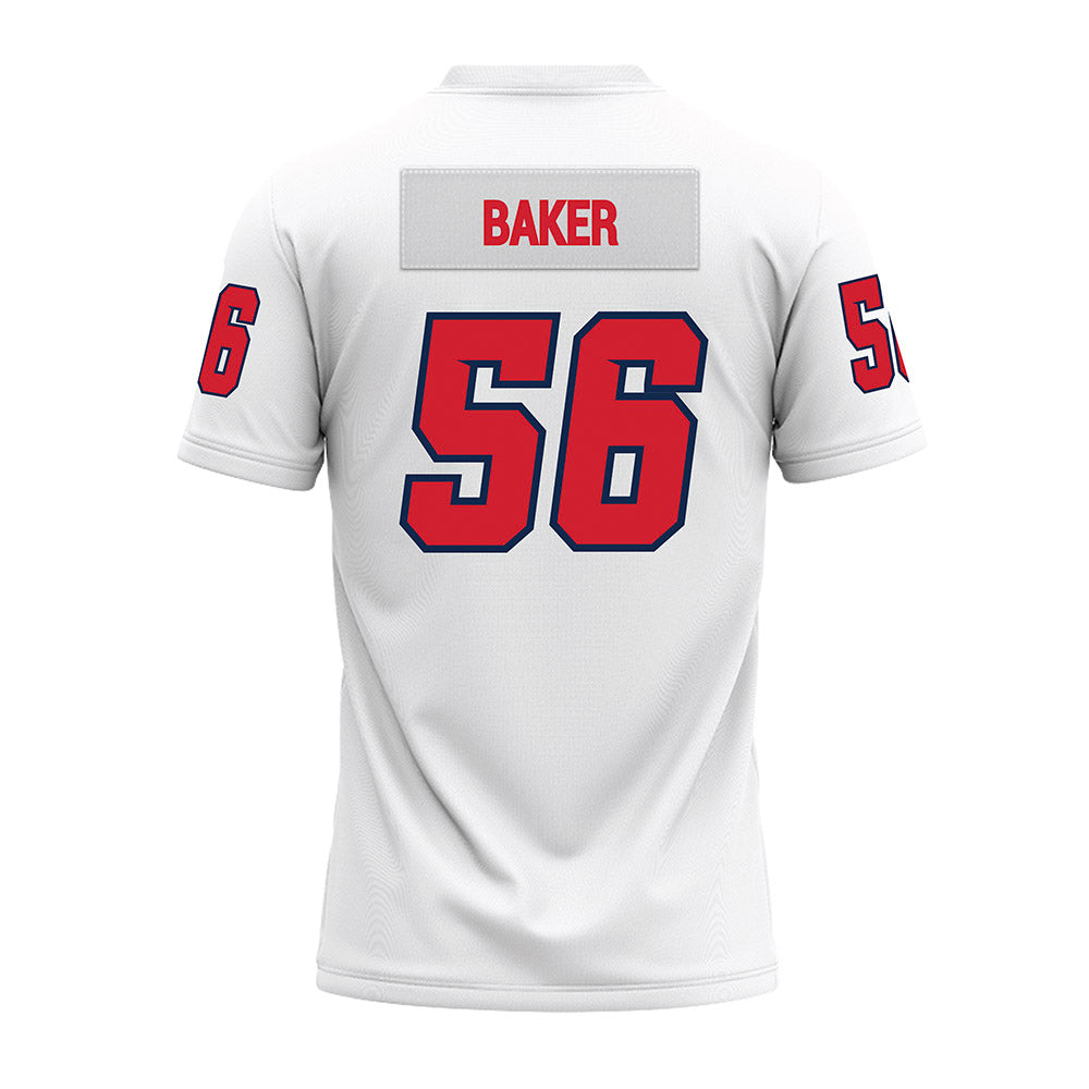 Fresno State - NCAA Football : Ben Baker - White Premium Football Jersey-1