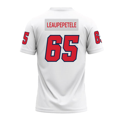 Fresno State - NCAA Football : Jonah Leaupepetele - White Premium Football Jersey-1