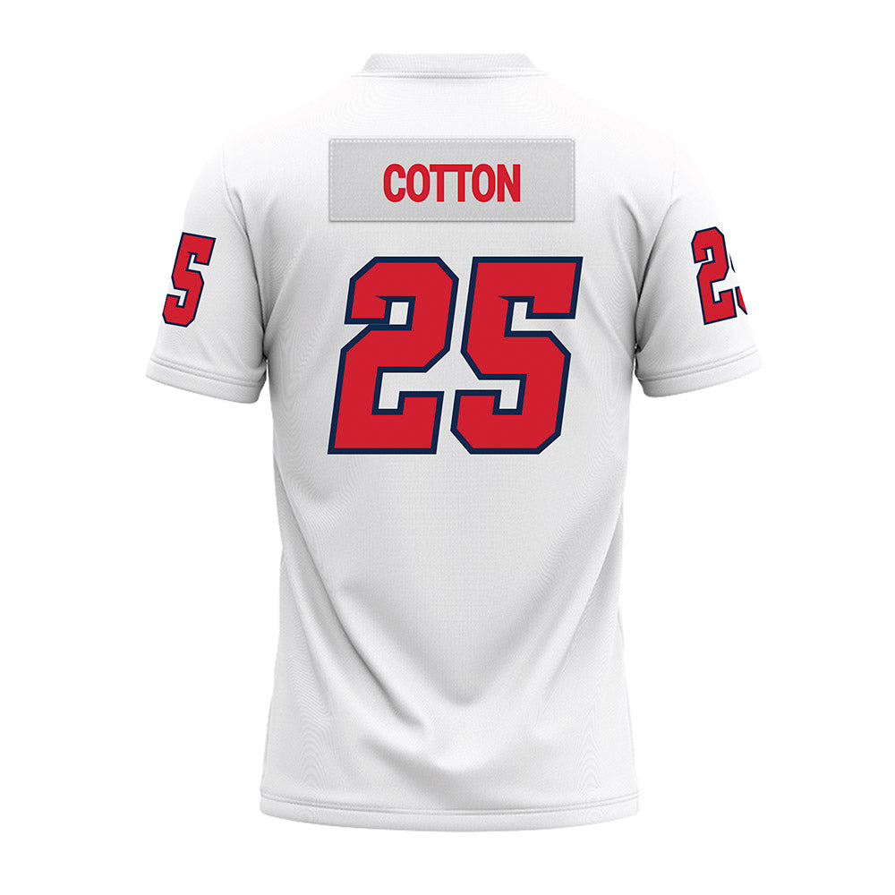 Fresno State - NCAA Football : Keynan Cotton - White Premium Football Jersey-1