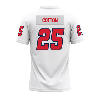 Fresno State - NCAA Football : Keynan Cotton - White Premium Football Jersey-1