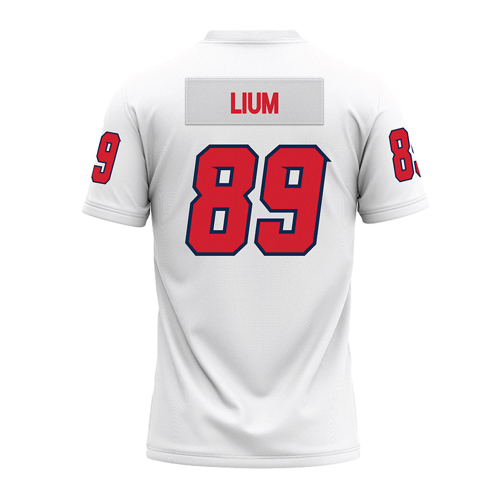 Fresno State - NCAA Football : Brock Lium - White Premium Football Jersey-1